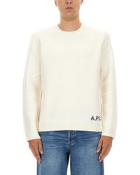 A.P.C. - A. P.C. Wool T-Shirt - Lyst