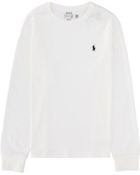 Polo Ralph Lauren - T-Shirt Manica Lunga Con Logo - Lyst