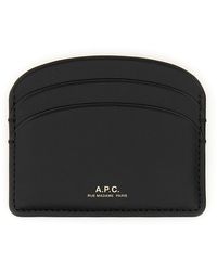 A.P.C. - Demi-Lune Card Holder - Lyst