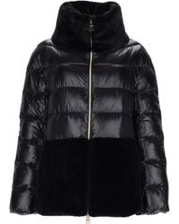 Herno - Piumino Trapuntato Con Inserti - Lyst