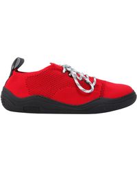 Lanvin Functional Lace Fastened Sneakers - Red