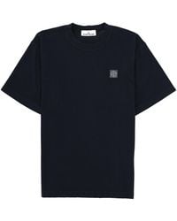 Stone Island - Logo Crew Neck T-Shirt - Lyst