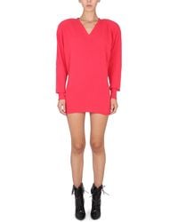 Philosophy Di Lorenzo Serafini - Structured V-Neck Mini Dress - Lyst