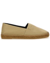 Saint Laurent - Cotton Gabardine Espadrille - Lyst