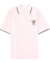 Drole de Monsieur - "Slogan Rose" Polo Shirt - Lyst