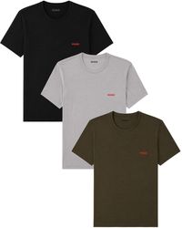 HUGO - 3-Pack T-Shirt Con Logo - Lyst