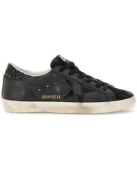 Golden Goose - Super-Star Leather Sneakers - Lyst