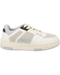 HUGO - Solid Lace-Up Sneakers - Lyst