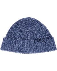 Marni - Beanie Hat With Mending" Embroidery - Lyst