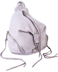 Rebecca Minkoff Mini Julian Convertible Leather Backpack - Purple