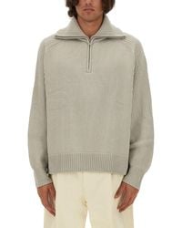 Studio Nicholson - Wool Jersey Knit Sweater - Lyst