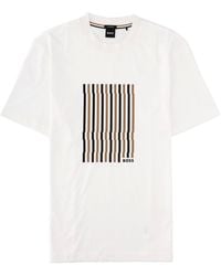 BOSS - T-Shirt "C-Thompson" Con Logo - Lyst