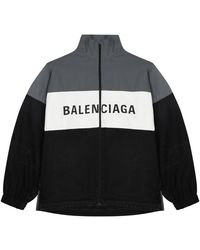 Balenciaga - Jacket With Logo - Lyst