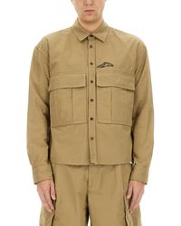 DSquared² - Cropped Ripstop Shirt - Lyst