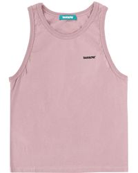 Barrow - Tank Top Con Logo - Lyst