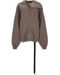 Rick Owens - Felpa Con Cappuccio "Tower Mountain Hun" - Lyst