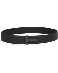 Tom Ford - Belt With Buckle "T" - Lyst