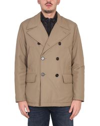 Fay - "peacot Double Front" Coat - Lyst