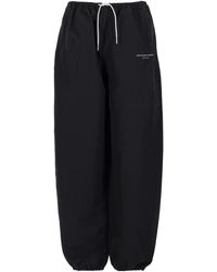Alexander Wang - Pantalone "Track" Con Logo - Lyst
