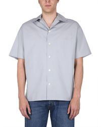 McQueen - Pointed Collar Pajama Shirt - Lyst