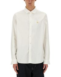 Junya Watanabe - Classic Button-Up Shirt With Embroidered Detail - Lyst