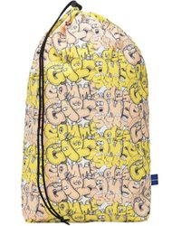 Comme des Garçons Backpack With Kaws Print - Yellow