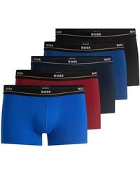 BOSS - Pack Of Five Boxer Shorts - Lyst