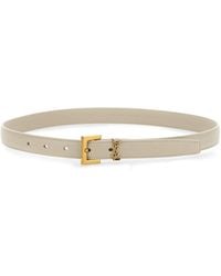Saint Laurent - Belt Cassandre Calfskin - Lyst