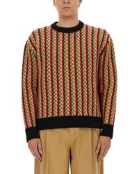 Lanvin - Regular Fit Merino Wool Sweater - Lyst