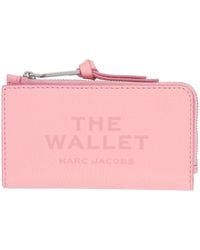 Marc Jacobs - Portafoglio "The Leather Slim Wallet" - Lyst