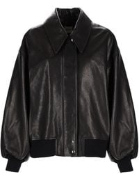 KHAITE - Solid Shirt Collar Jacket - Lyst