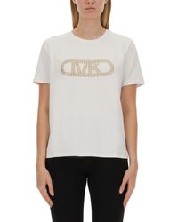 MICHAEL Michael Kors - T-Shirt With Logo - Lyst