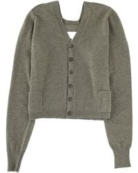 Maison Margiela - Solid V Neck Sweater - Lyst