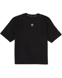 Marine Serre - T-Shirt With Logo - Lyst