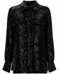 P.A.R.O.S.H. - P. A.R. O.S. H. Camicia "Gadget" Con Paillettes - Lyst