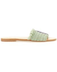 Manebí - Sandal With Logo - Lyst