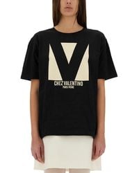 Valentino - "Chez Print T-Shirt - Lyst