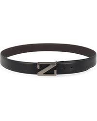 ZEGNA - Cintura "Z" Monogram Reversibile - Lyst