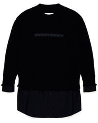 MM6 by Maison Margiela - Oversized Cotton Shirt - Lyst