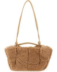 Hereu - Bombon Shearling Crossbody Bag - Lyst