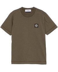 Stone Island - T Shirt With Logo - Lyst