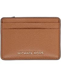 MICHAEL Michael Kors - Card Holder With Logo - Lyst