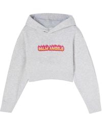 Palm Angels - Cropped Hoodie - Lyst