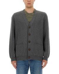Golden Goose - Cotton V-Necked Cardigan - Lyst
