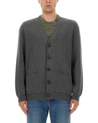 Golden Goose - Cotton V-Necked Cardigan - Lyst