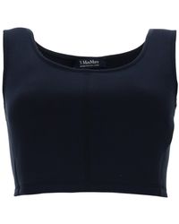 Max Mara - Max Mara Cotton Jersey Top - Lyst