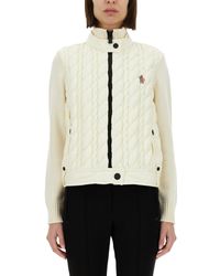Moncler - Giacca Imbottita Con Maniche - Lyst