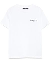 Balmain - T-Shirt With Logo - Lyst
