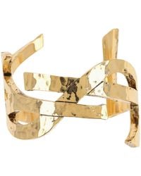 Saint Laurent - Bracciale A Polsino "Cassandre" - Lyst