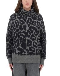 Stella McCartney - Wool And Alpaca "Leopard" Sweater - Lyst